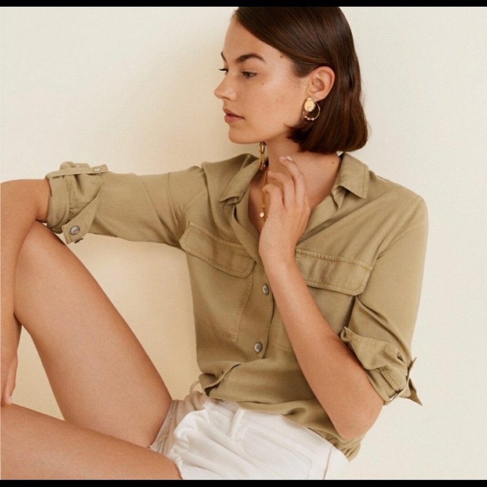 Mango Chest Pocket Shirt